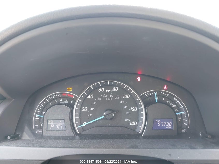 2012 Toyota Camry Le VIN: 4T4BF1FK2CR210121 Lot: 39471509