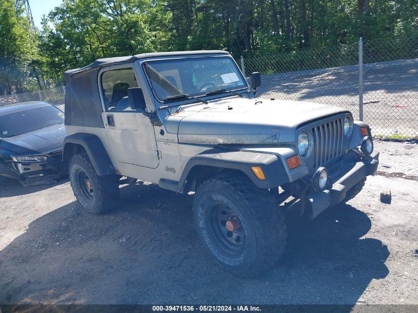 2001 Jeep Wrangler Sport VIN: 1J4FA49S61P323135 Lot: 39471536