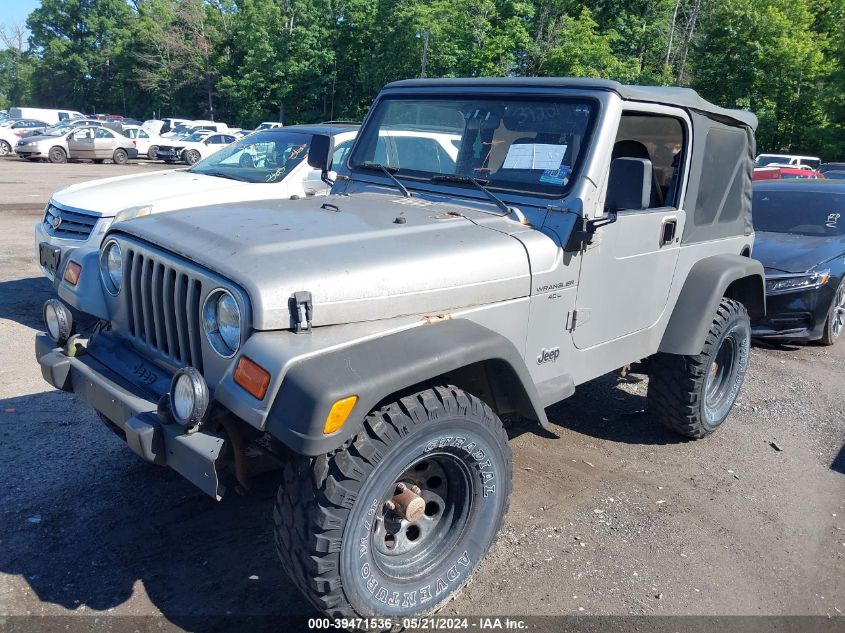 2001 Jeep Wrangler Sport VIN: 1J4FA49S61P323135 Lot: 39471536