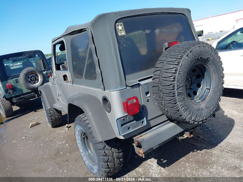 2001 Jeep Wrangler Sport VIN: 1J4FA49S61P323135 Lot: 39471536