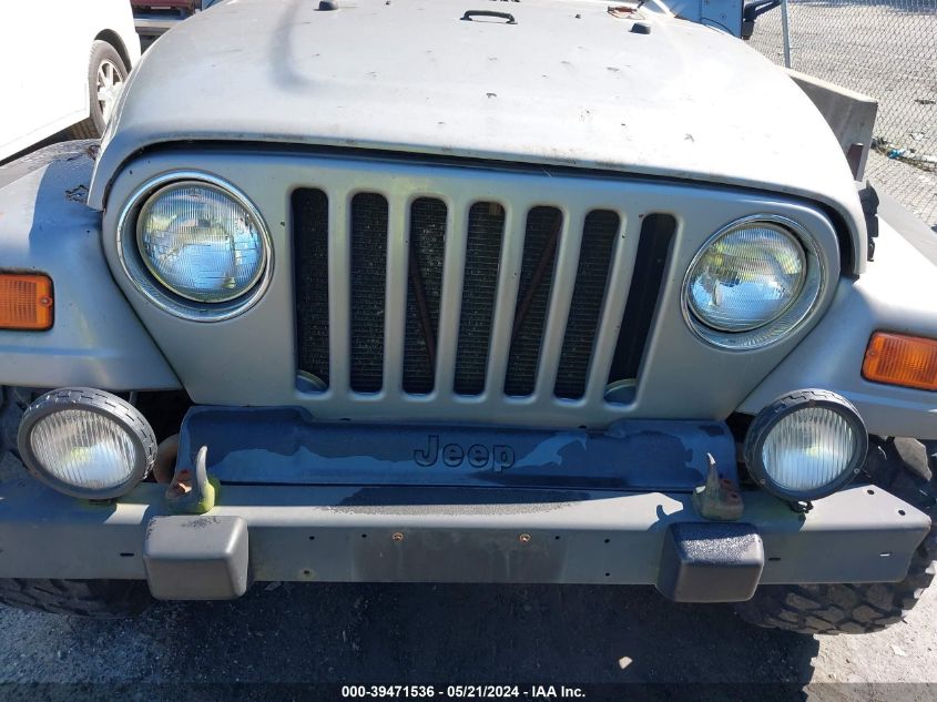 2001 Jeep Wrangler Sport VIN: 1J4FA49S61P323135 Lot: 39471536