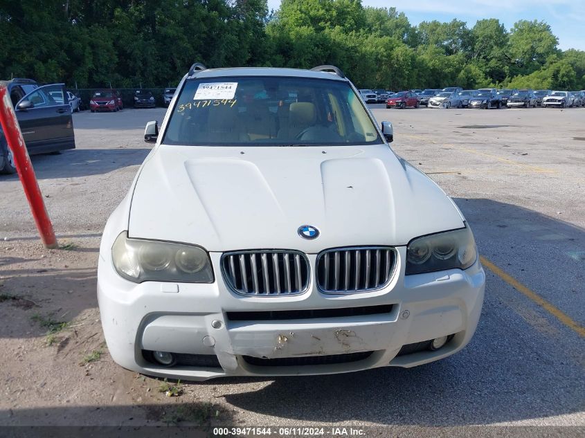 2007 BMW X3 3.0Si VIN: WBXPC93497WF15326 Lot: 39471544