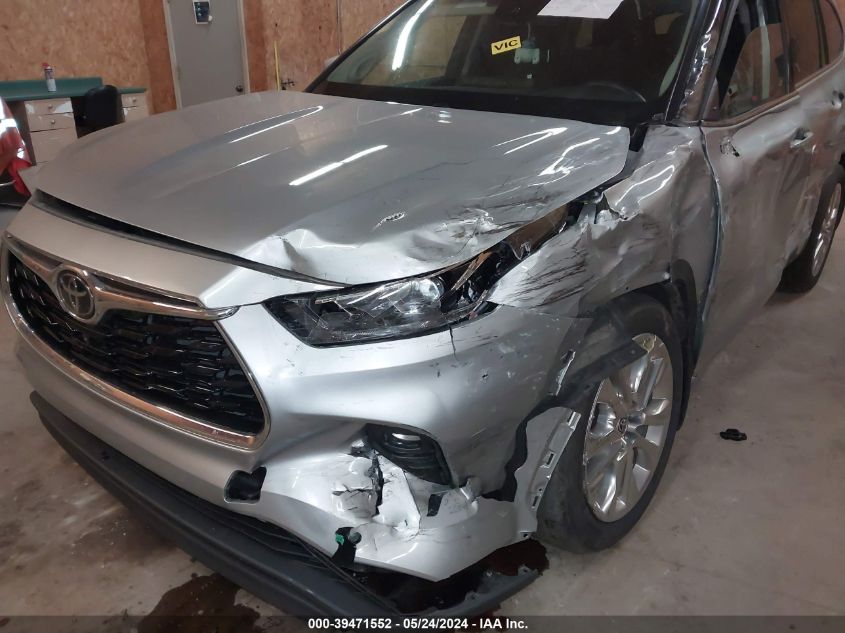 2022 Toyota Highlander Limited VIN: 5TDDZRBH2NS192301 Lot: 39471552