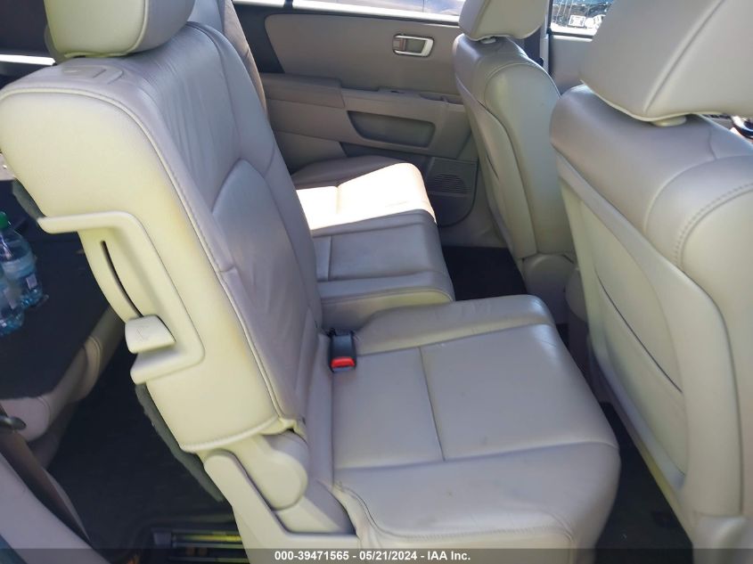 2012 Honda Pilot Ex-L VIN: 5FNYF3H55CB006904 Lot: 39471565