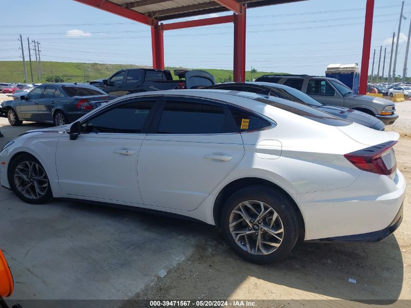 2021 Hyundai Sonata Sel VIN: KMHL64JA0MA152687 Lot: 39471567