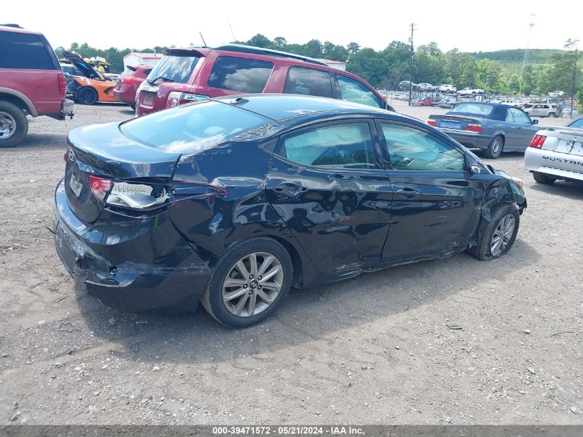 2014 Hyundai Elantra Se VIN: 5NPDH4AE5EH542359 Lot: 39471572