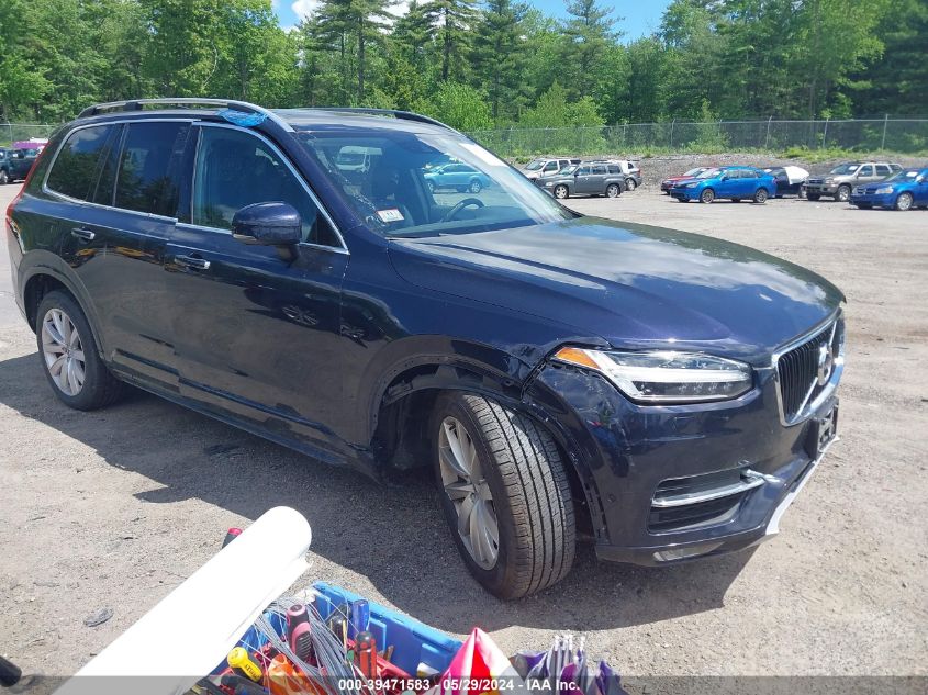 2016 Volvo Xc90 T6 Momentum VIN: YV4A22PK6G1077684 Lot: 39471583