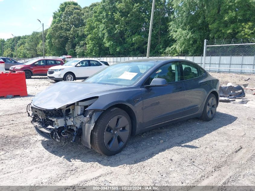 2023 Tesla Model 3 Rear-Wheel Drive VIN: 5YJ3E1EA0PF397811 Lot: 39471585