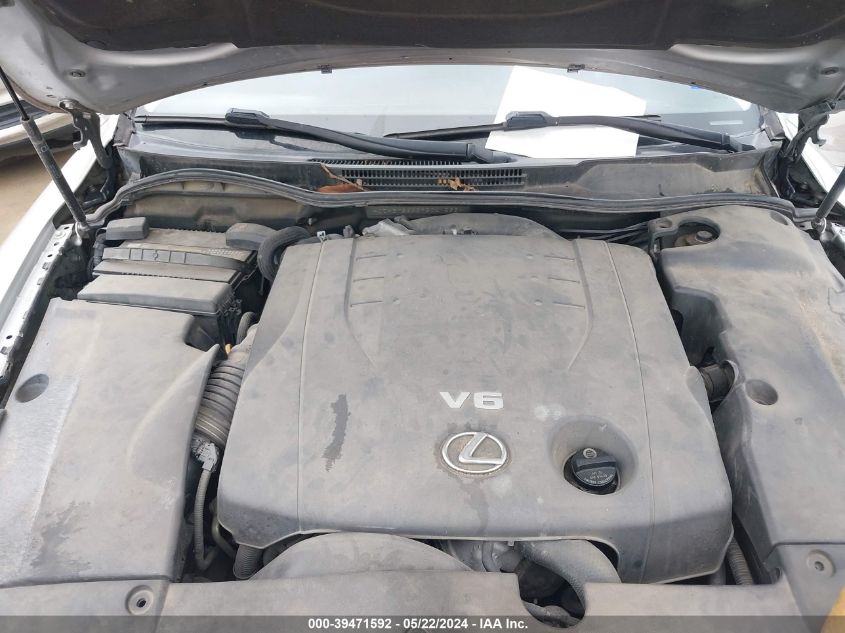 2007 Lexus Is 250 VIN: JTHBK262972041599 Lot: 39471592