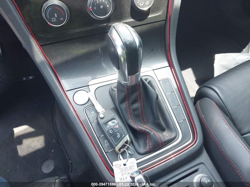 2015 Volkswagen Golf Gti 2.0T Se 4-Door VIN: 3VW4T7AU1FM095075 Lot: 39471596