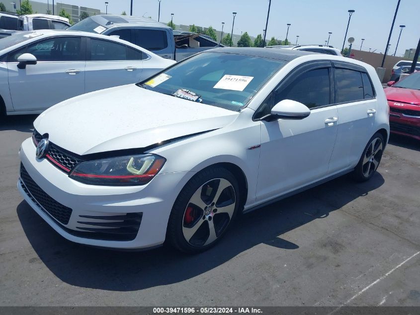 2015 VOLKSWAGEN GOLF GTI 2.0T SE 4-DOOR - 3VW4T7AU1FM095075