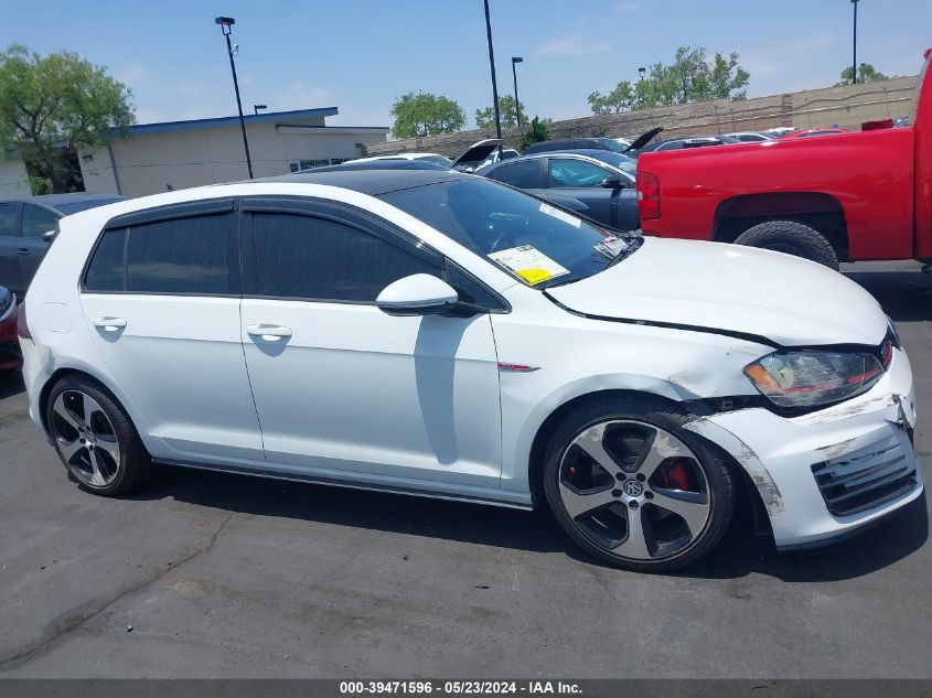 2015 VOLKSWAGEN GOLF GTI 2.0T SE 4-DOOR - 3VW4T7AU1FM095075