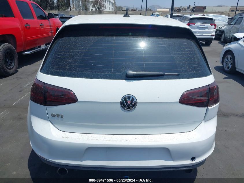 2015 VOLKSWAGEN GOLF GTI 2.0T SE 4-DOOR - 3VW4T7AU1FM095075