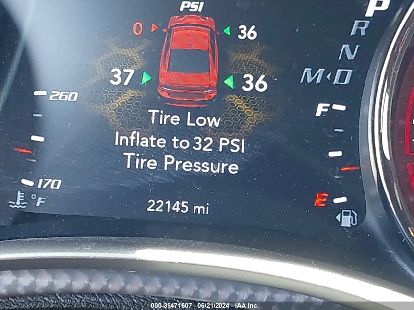 2022 Dodge Charger Srt Hellcat VIN: 2C3CDXL97NH194523 Lot: 39471607