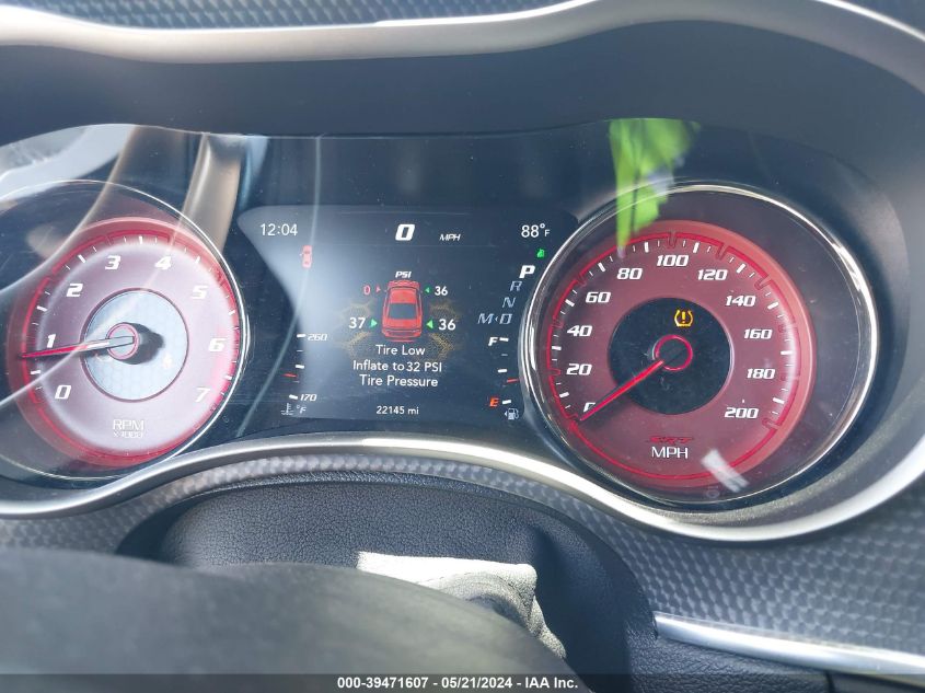 2022 Dodge Charger Srt Hellcat VIN: 2C3CDXL97NH194523 Lot: 39471607