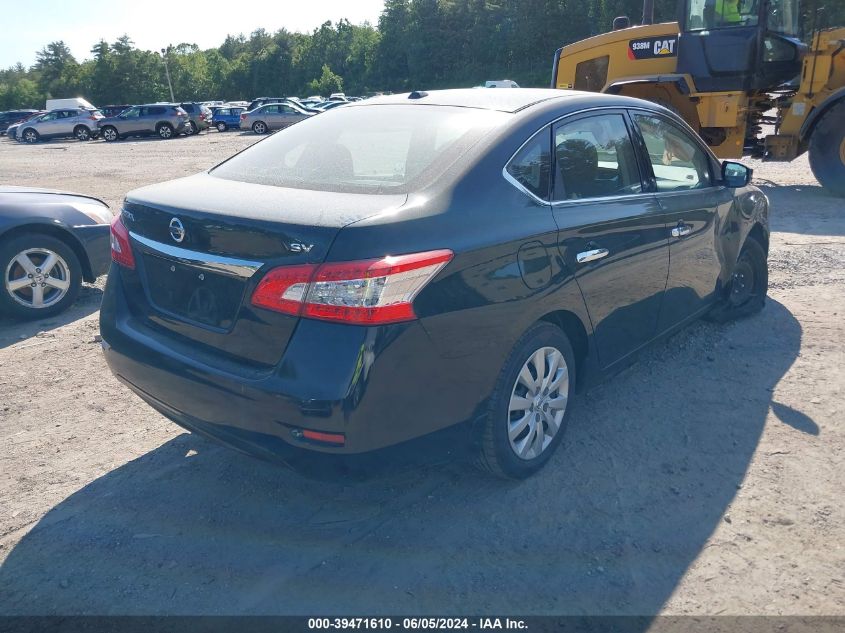 2015 Nissan Sentra Sv VIN: 3N1AB7APXFL696156 Lot: 39471610