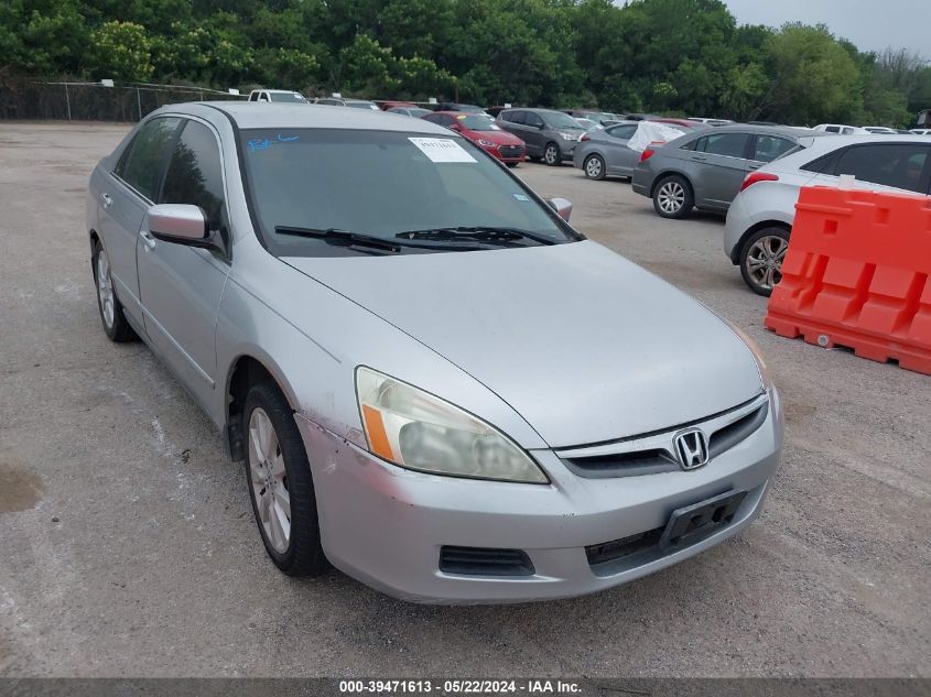 2007 Honda Accord 3.0 Se VIN: 1HGCM66467A024081 Lot: 39471613