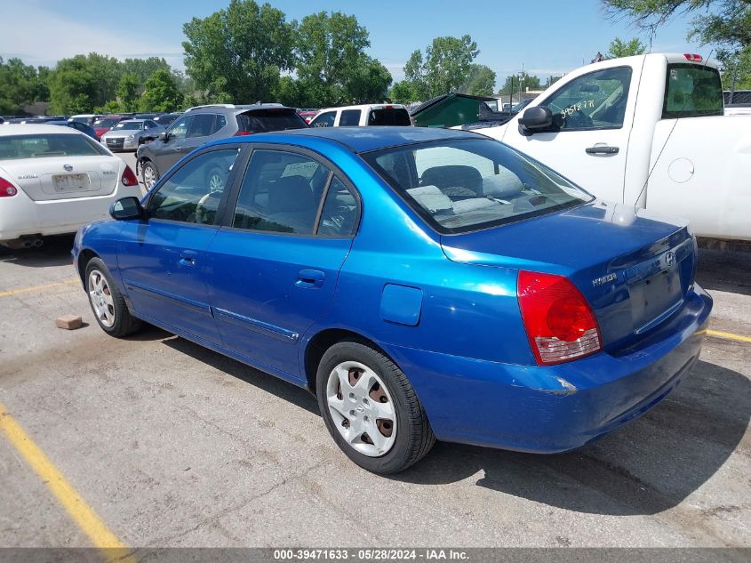 2004 Hyundai Elantra Gls/Gt VIN: KMHDN46D34U916783 Lot: 39471633