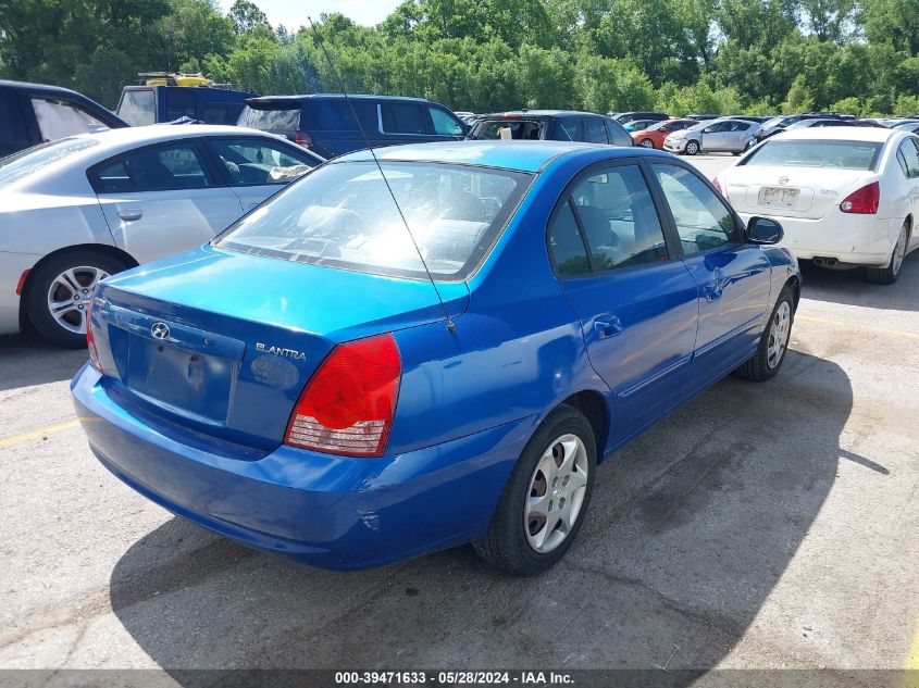 2004 Hyundai Elantra Gls/Gt VIN: KMHDN46D34U916783 Lot: 39471633