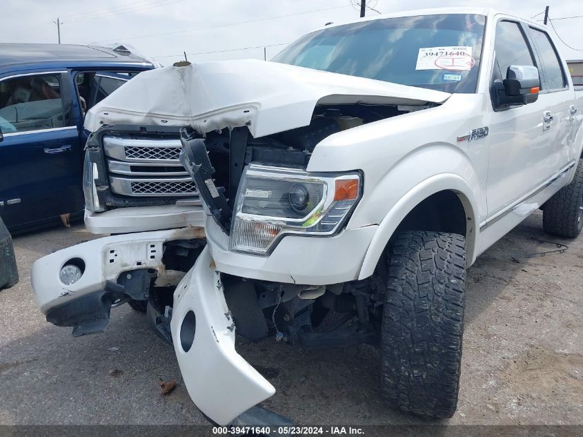 2014 Ford F-150 Platinum VIN: 1FTFW1ET1EFB16524 Lot: 39471640