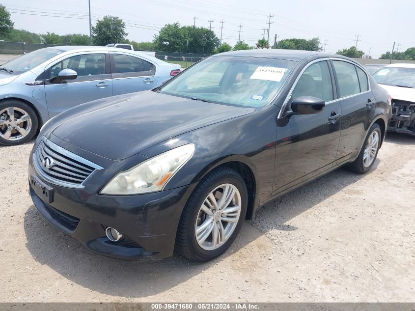 2011 Infiniti G37X VIN: JN1CV6AR8BM411059 Lot: 39471680