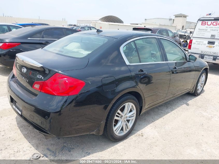 2011 Infiniti G37X VIN: JN1CV6AR8BM411059 Lot: 39471680