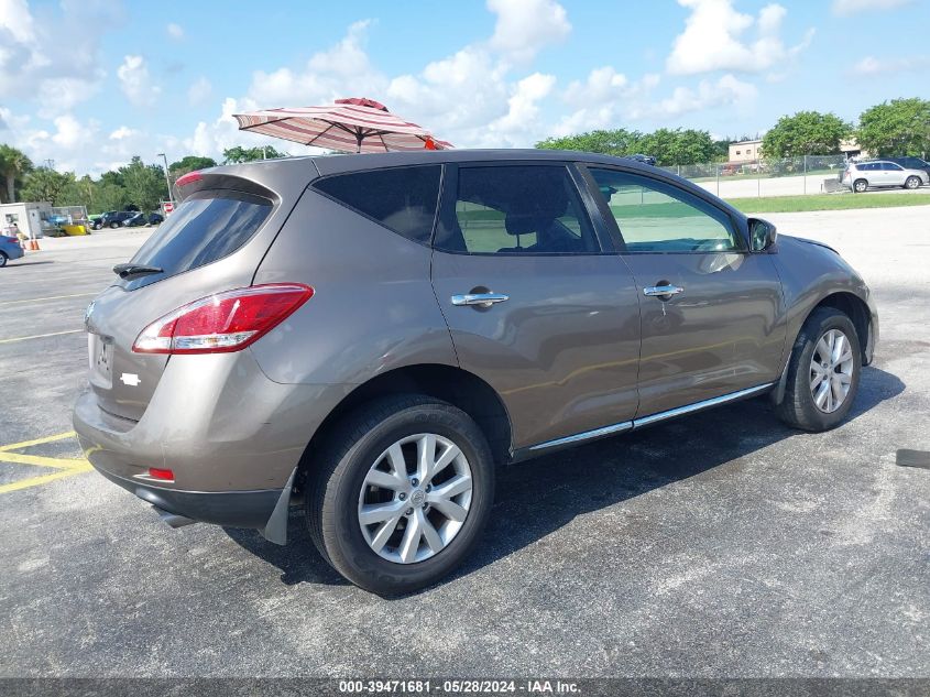 2013 Nissan Murano S VIN: JN8AZ1MUXDW209850 Lot: 39471681