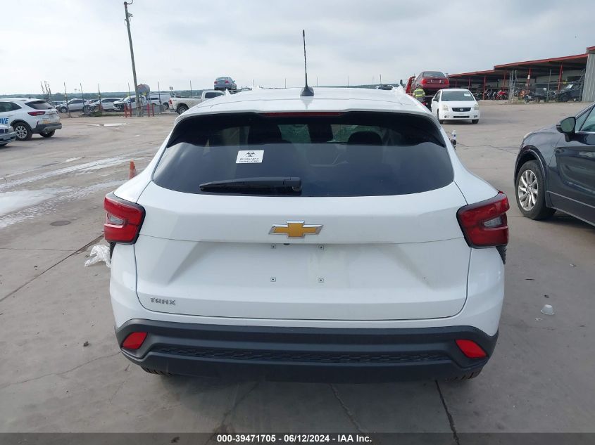 2024 Chevrolet Trax Fwd Sp VIN: KL77LFE2XRC184620 Lot: 39471705