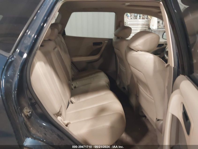 2003 Nissan Murano Se VIN: JN8AZ08W33W233508 Lot: 39471710