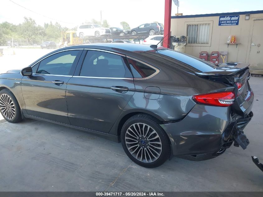 2017 Ford Fusion Titanium VIN: 3FA6P0K91HR146572 Lot: 39471717