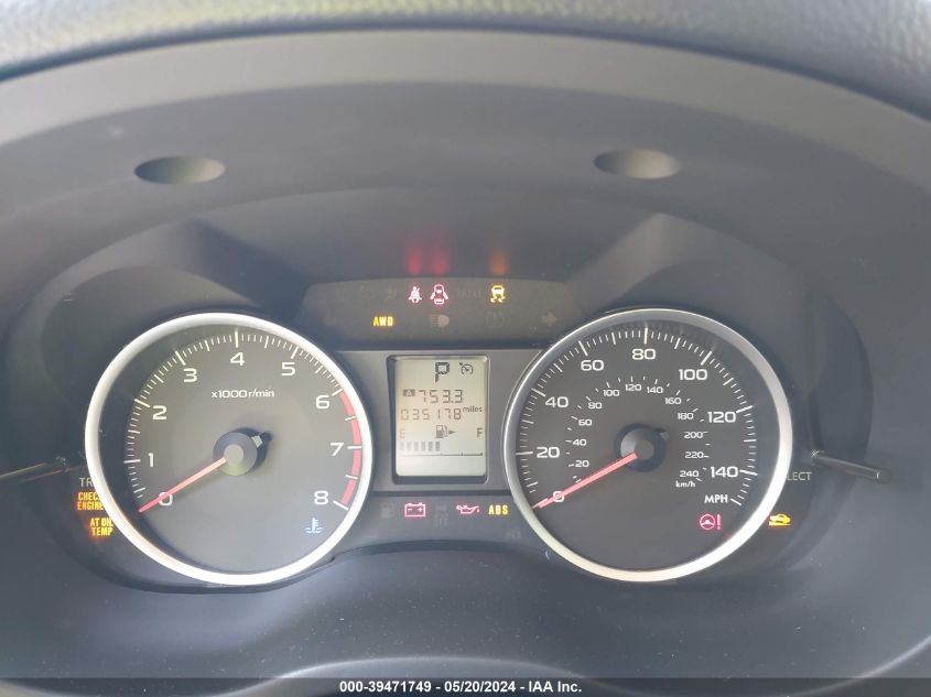 2015 Subaru Forester 2.5I VIN: JF2SJABC8FH539884 Lot: 39471749