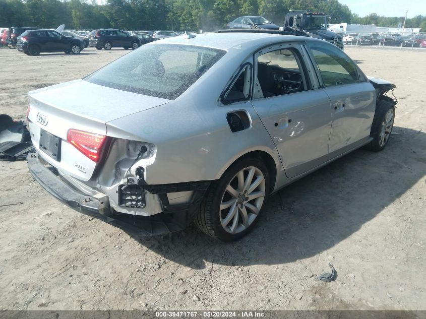 2013 Audi A4 2.0T Premium VIN: WAUFFAFL2DN026203 Lot: 39471767