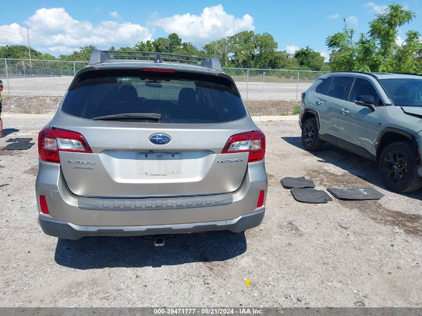 2016 Subaru Outback 2.5I Limited VIN: 4S4BSBNC7G3347878 Lot: 39471777
