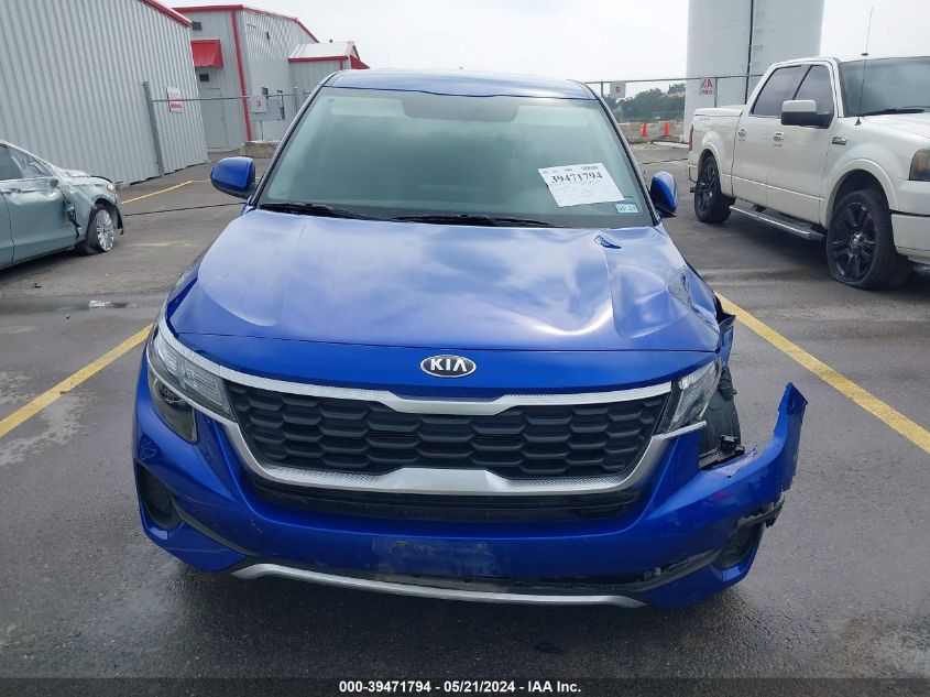 2021 Kia Seltos Lx VIN: KNDEPCAA2M7045559 Lot: 39471794