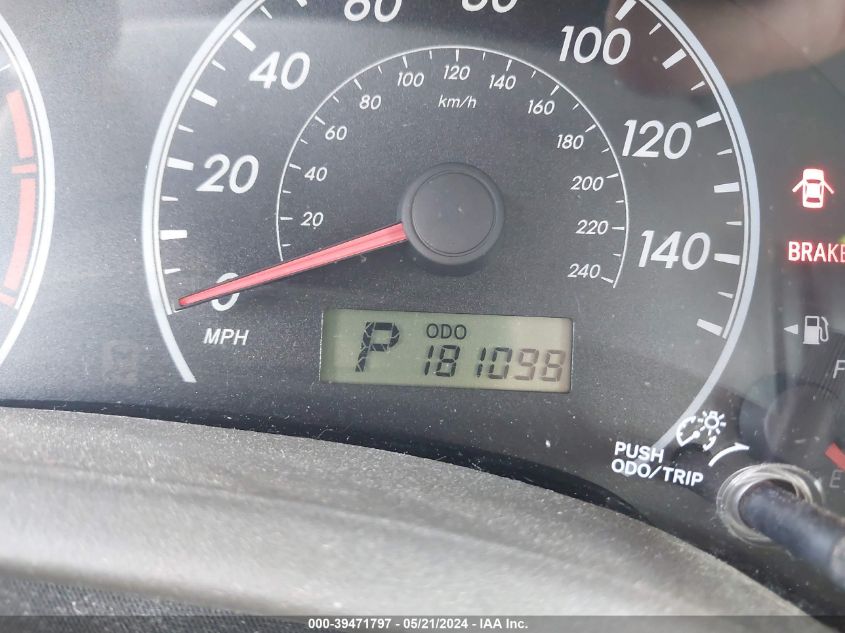 2009 Toyota Corolla Le VIN: 2T1BU40E69C065258 Lot: 39471797