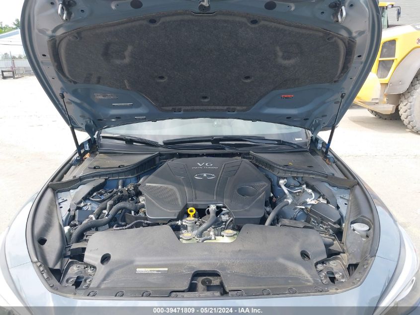 2022 Infiniti Q50 Red Sport 400 Awd VIN: JN1FV7DR7NM390188 Lot: 39471809