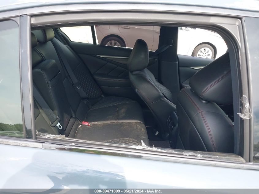 2022 Infiniti Q50 Red Sport 400 Awd VIN: JN1FV7DR7NM390188 Lot: 39471809