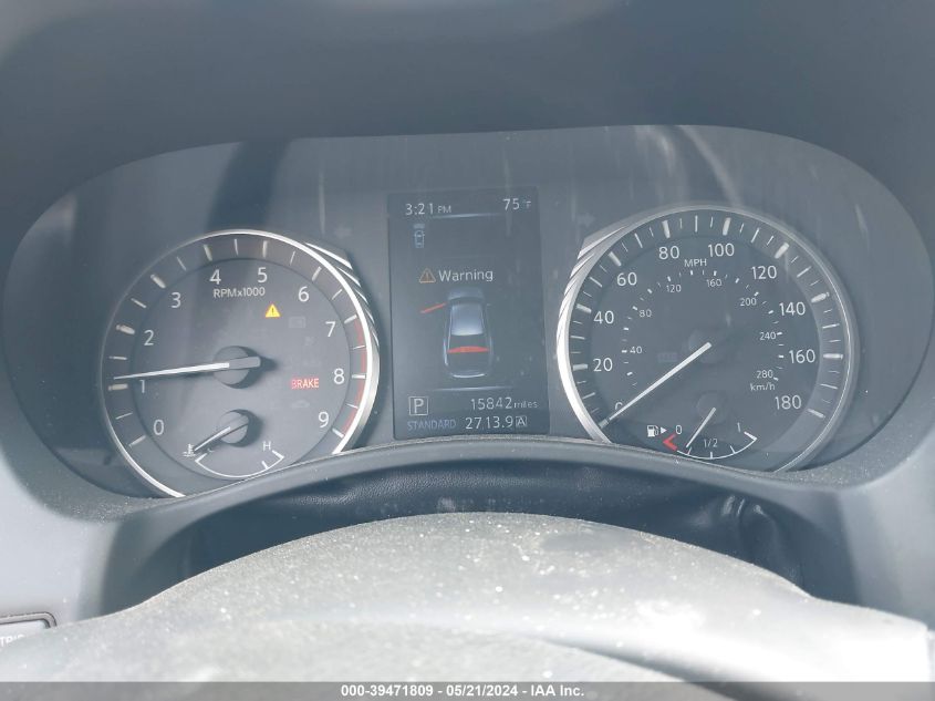 2022 Infiniti Q50 Red Sport 400 Awd VIN: JN1FV7DR7NM390188 Lot: 39471809