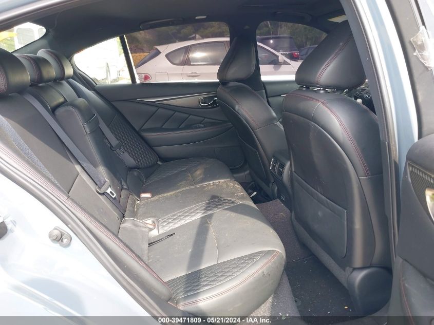 2022 Infiniti Q50 Red Sport 400 Awd VIN: JN1FV7DR7NM390188 Lot: 39471809