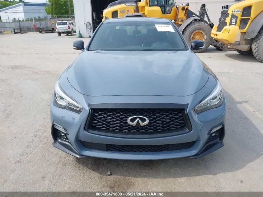 2022 Infiniti Q50 Red Sport 400 Awd VIN: JN1FV7DR7NM390188 Lot: 39471809