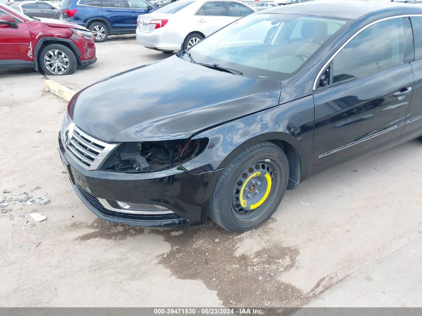 2013 Volkswagen Cc 2.0T Sport VIN: WVWBN7AN0DE502996 Lot: 39471830