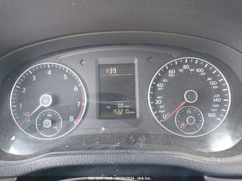 2013 Volkswagen Passat 2.5L S VIN: 1VWAP7A3XDC063836 Lot: 39471845