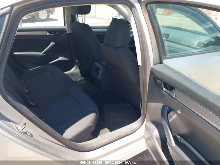 2013 Volkswagen Passat 2.5L S VIN: 1VWAP7A3XDC063836 Lot: 39471845