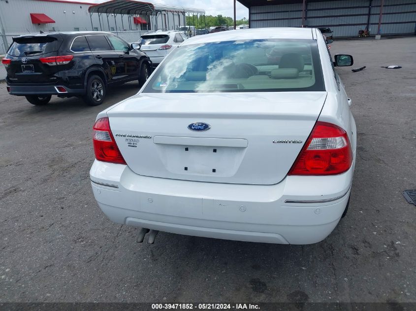 2005 Ford Five Hundred Limited VIN: 1FAHP25165G160576 Lot: 39471852