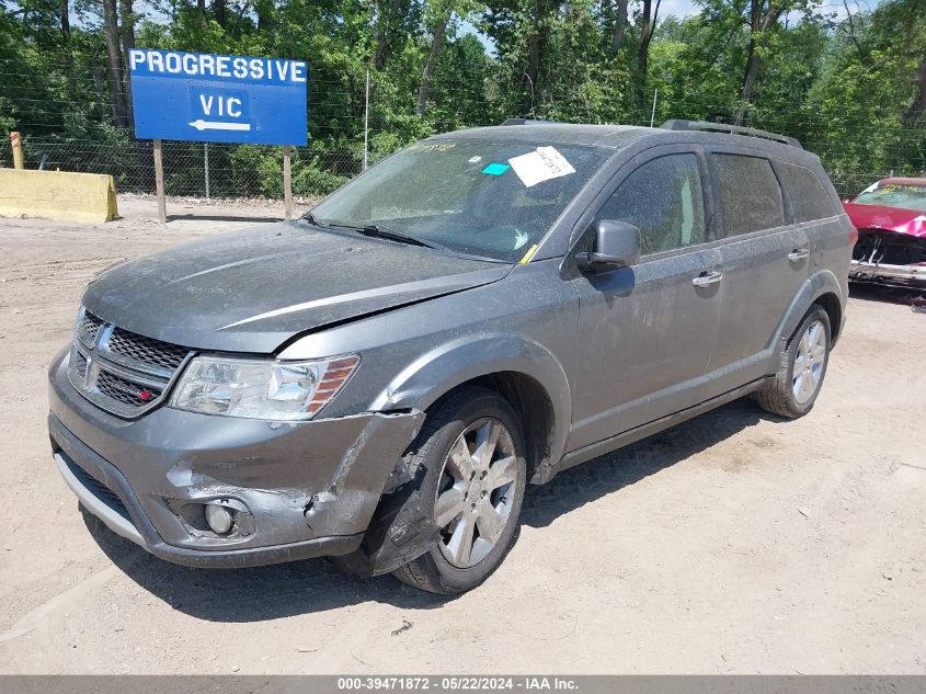 2013 Dodge Journey Crew VIN: 3C4PDCDG6DT730855 Lot: 39471872