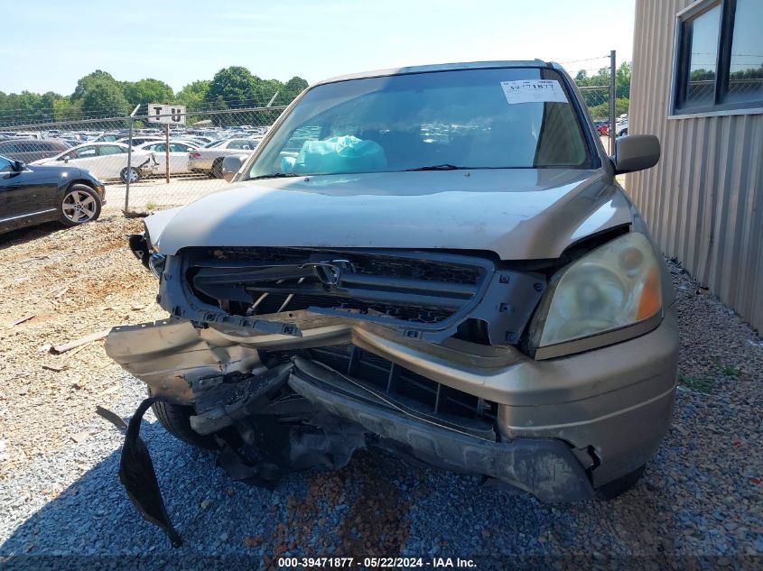 2003 Honda Pilot Ex-L VIN: 2HKYF18593H603463 Lot: 39471877