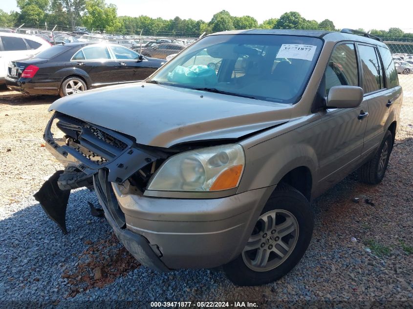 2003 Honda Pilot Ex-L VIN: 2HKYF18593H603463 Lot: 39471877