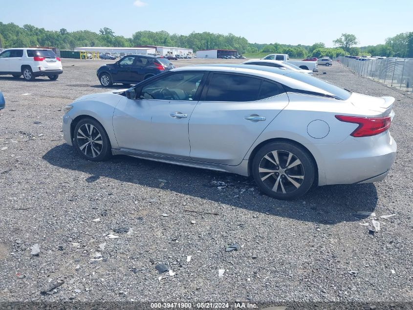 2017 Nissan Maxima 3.5 S VIN: 1N4AA6APXHC456278 Lot: 39471900