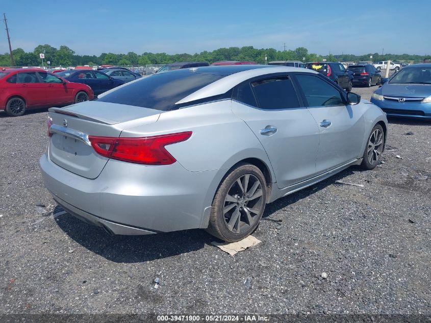 2017 Nissan Maxima 3.5 S VIN: 1N4AA6APXHC456278 Lot: 39471900