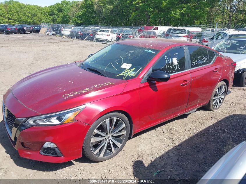 2019 Nissan Altima 2.5 Sr VIN: 1N4BL4CV8KC136303 Lot: 39471910